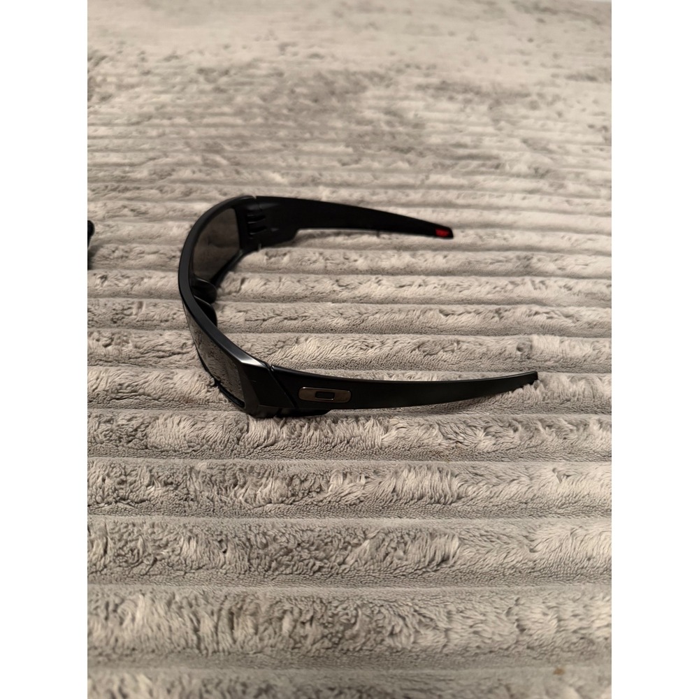 Oakley Gascan Sunglasses Matte Black Grey Lens 03-471 Wrap Sport Lifestyle